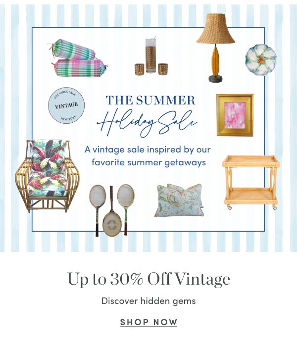 Up to 30 Percent Off Vintage