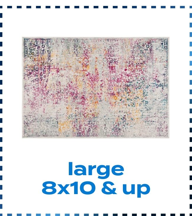 Large Area Rug 8x10 & up