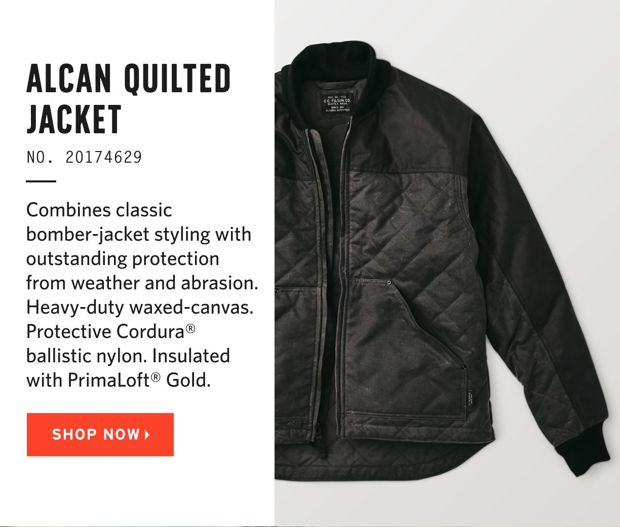 alcan quilted jacket