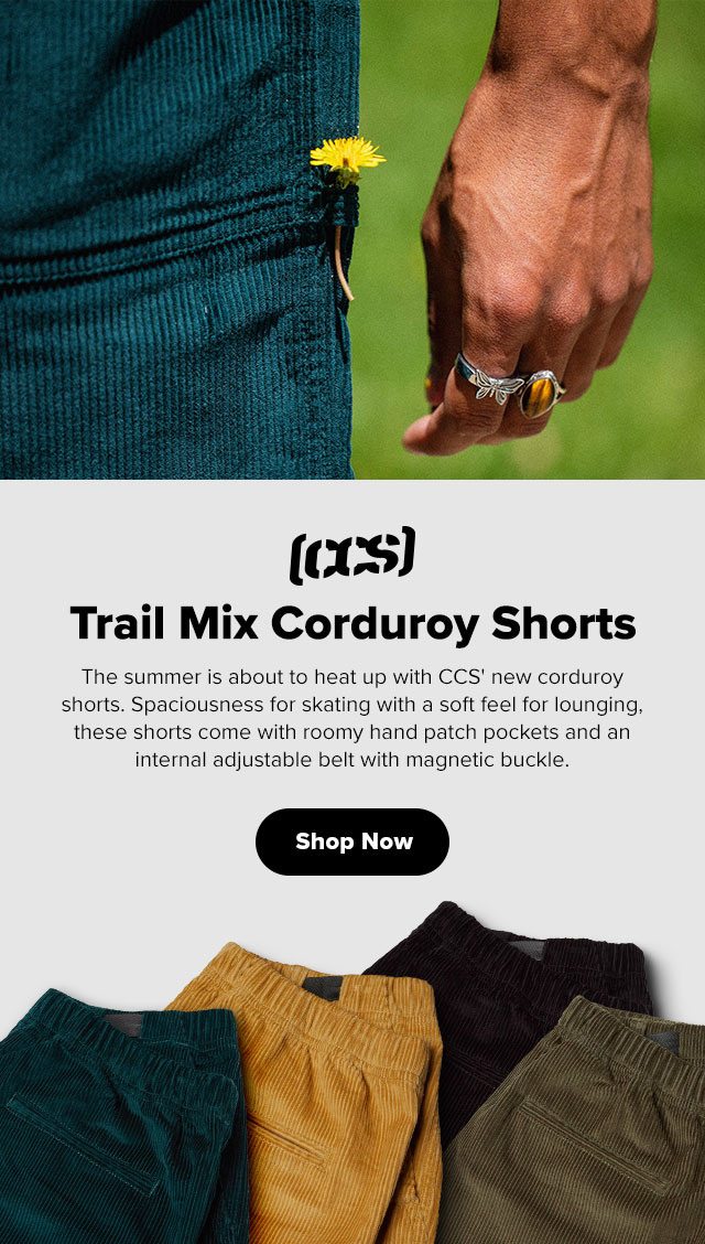 NEW CCS Trail Mix Shorts, Just in Time for Summer