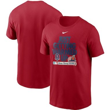 Nike Boston Red Sox Red 2020 Spring Training Just Getting Warmed Up T-Shirt