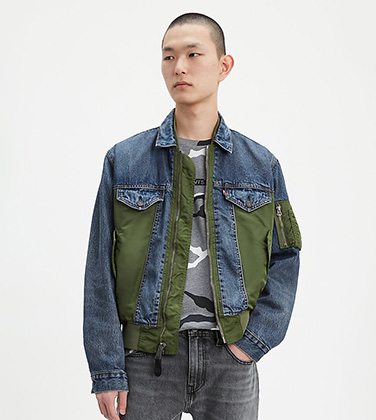 MA-1 Hybrid Trucker Jacket