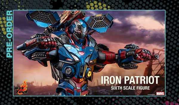 Iron Patriot Sixth Scale Figure by Hot Toys