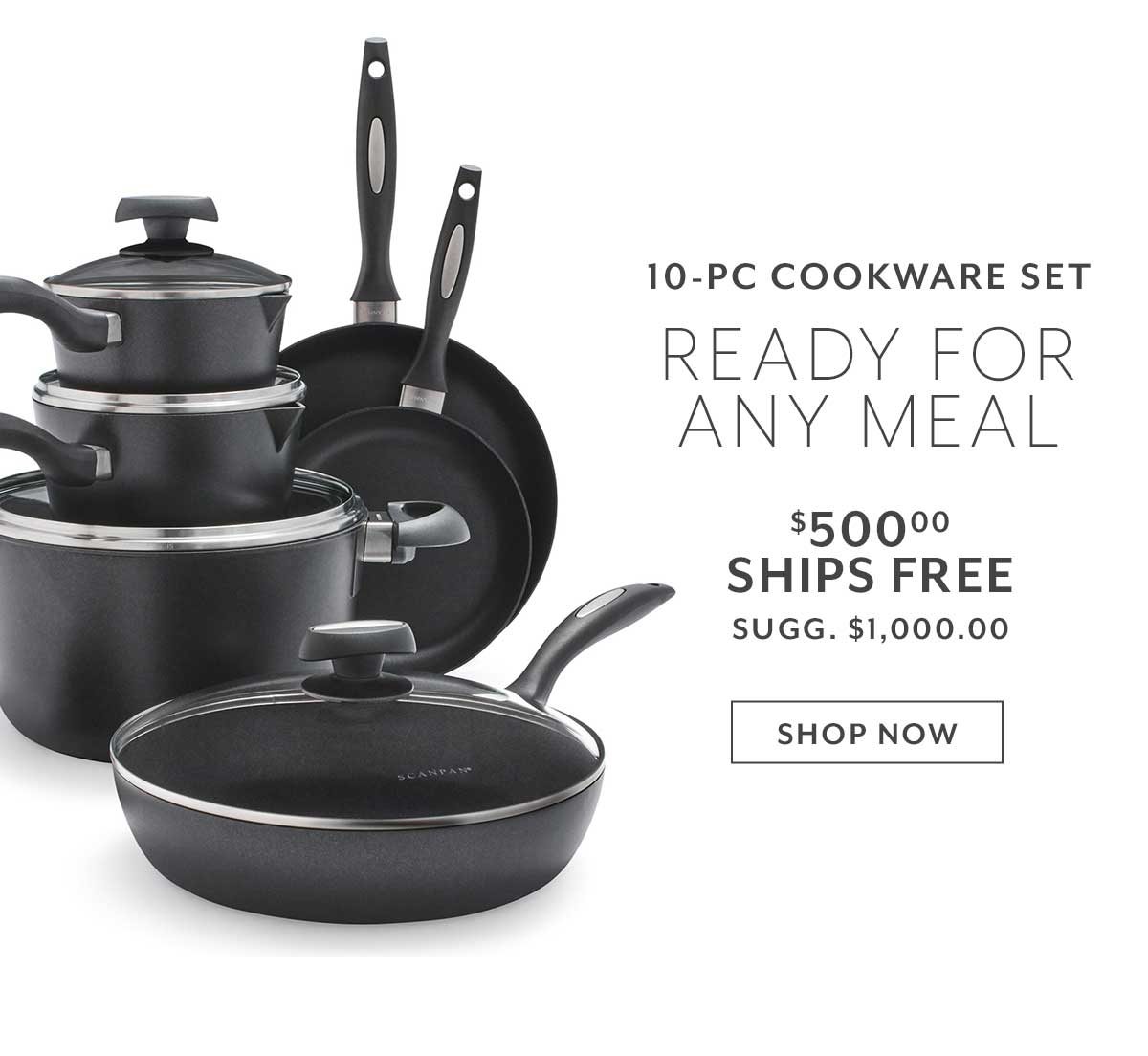 10-Pc Cookware Set