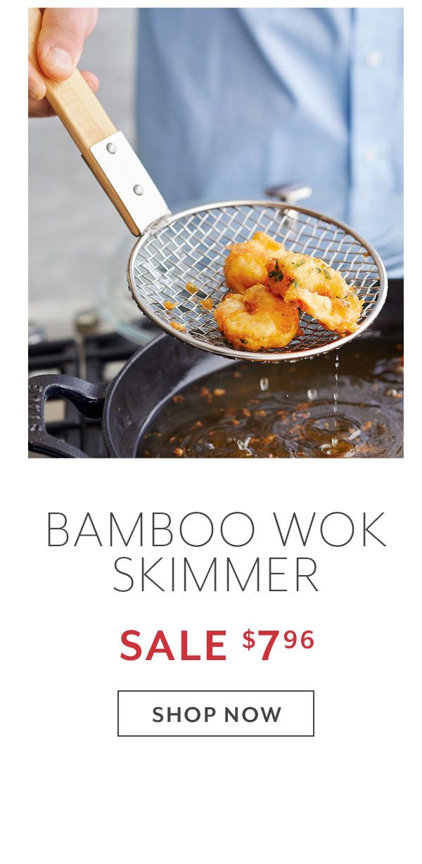 Bamboo Wok Skimmer