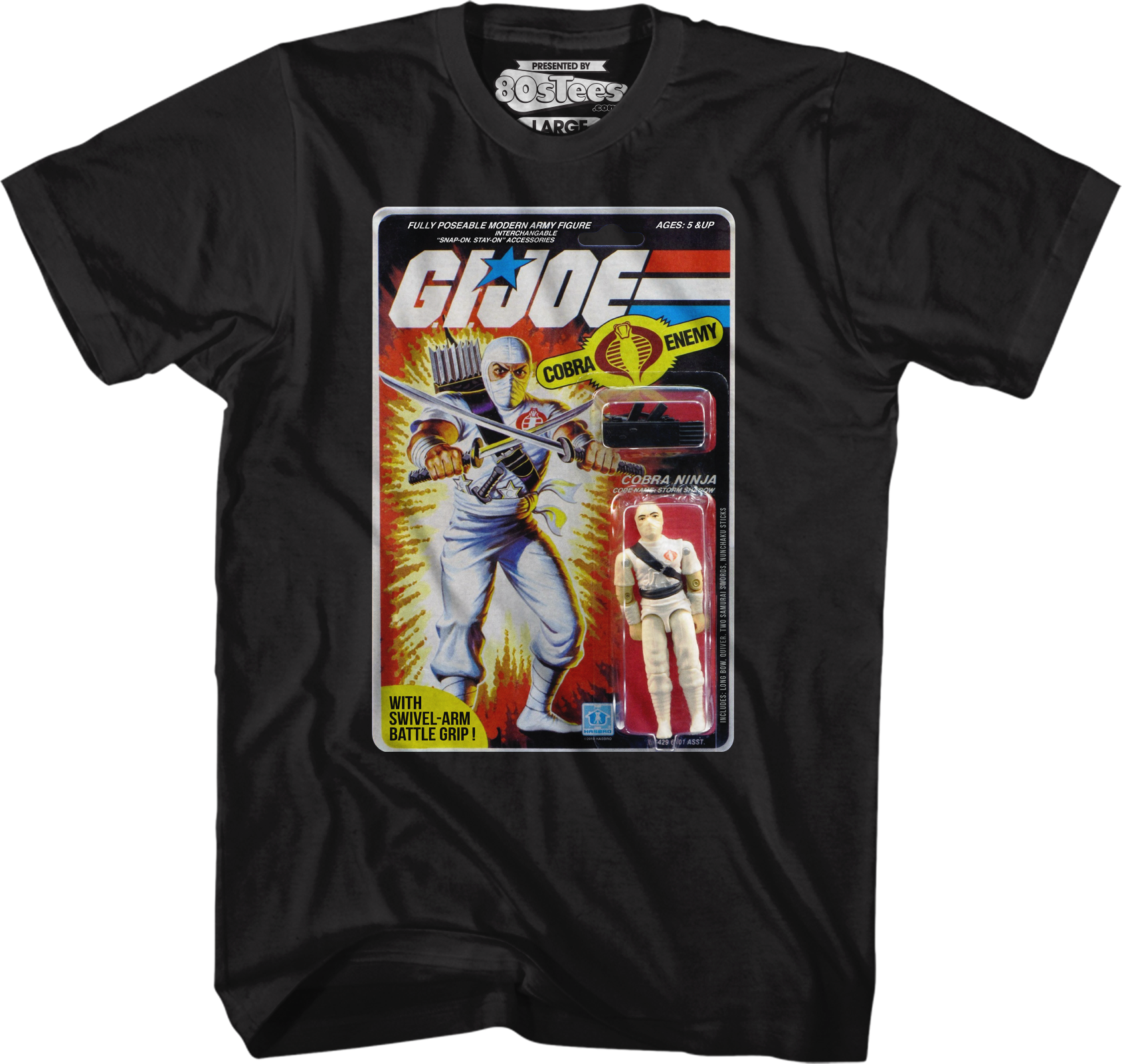 Storm Shadow Action Figure GI Joe T-Shirt