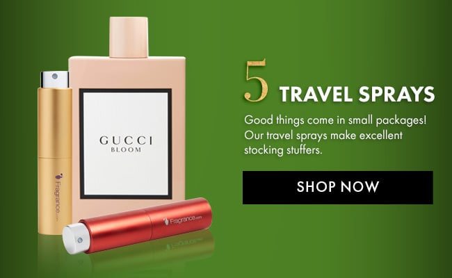 5. TRAVEL SPRAYS. Good things come in small packages! Our travel sprays make excellent stocking stuffers.