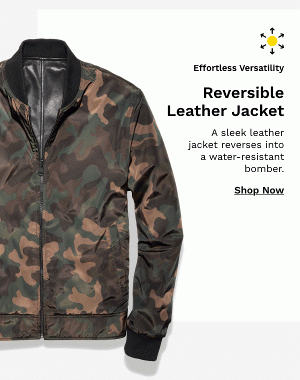 Reversible Leather Jacket