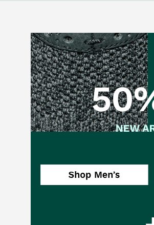 Men's New Arrivals 50% off