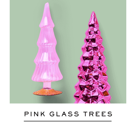 PIMK GLASS TREES