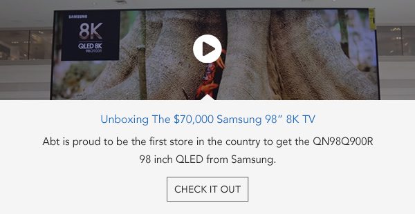 Unboxing the Samsung 8K TV