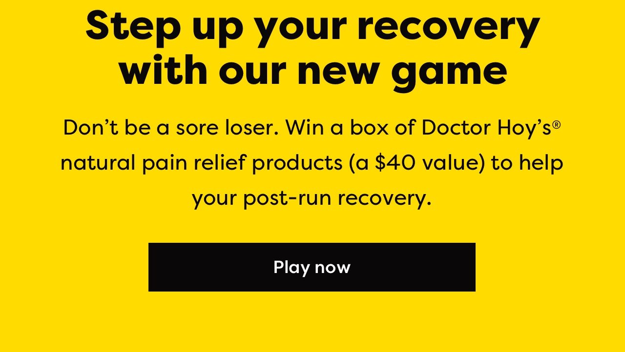 Step up your recovery with our new game | Play now