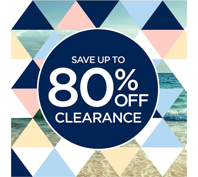 Save Up To 80% Off Clearance