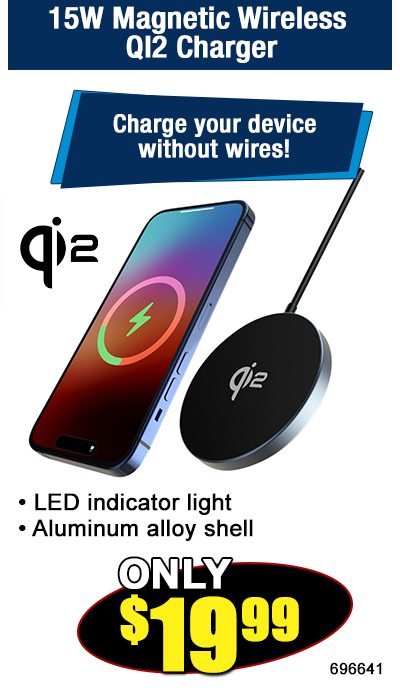 15W Magnetic wireless Q12 Charger