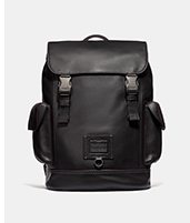 BLACK/BLACK COPPER FINISH RIVINGTON BACKPACK