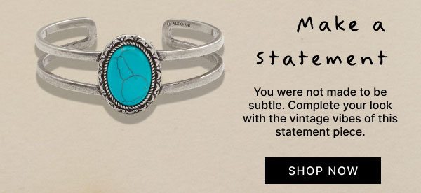 Vintage Turquoise Statement Cuff| Shop Now