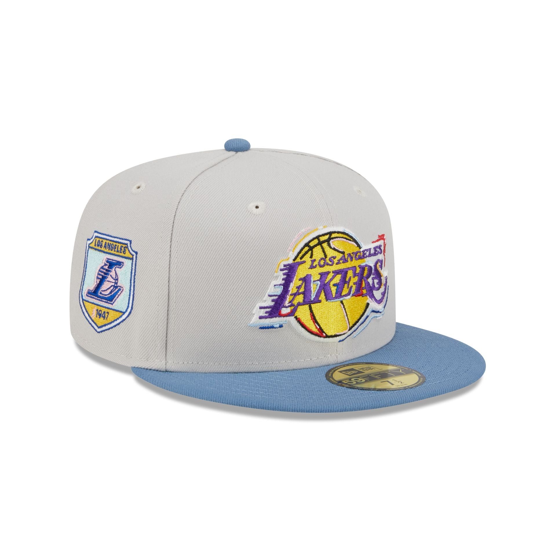 Image of Los Angeles Lakers Color Brush 59FIFTY Fitted