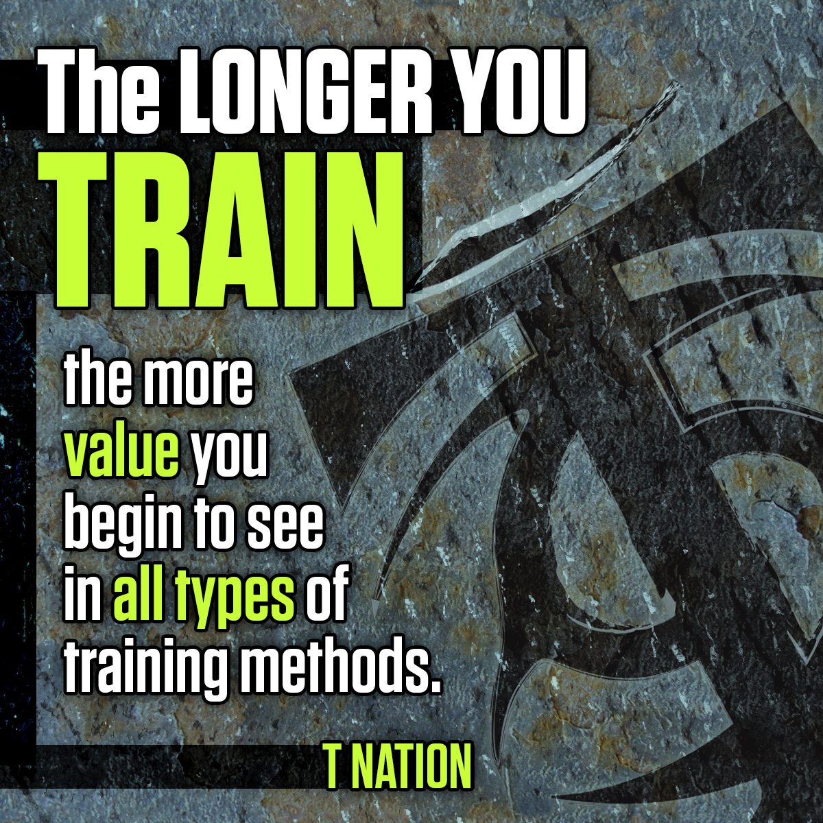 The longer you train