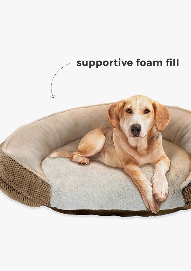 Pawslife® Orthopedic Step-In Bed - supportive foam fill