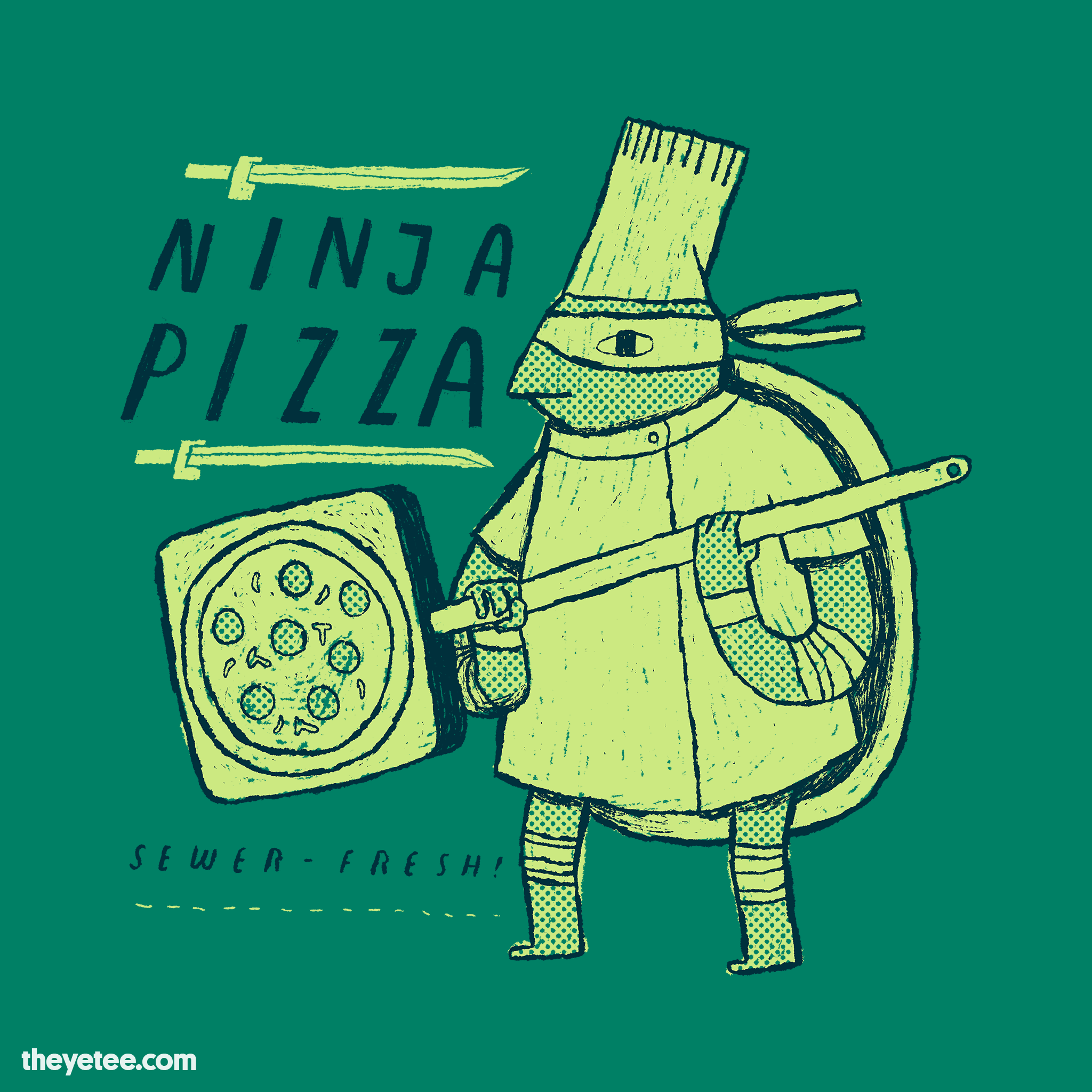Image of ninja pizza by louis roskosch