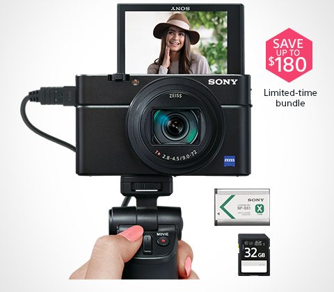 SAVE UP TO $180 | RX100 VI Camera | Limited-time bundle