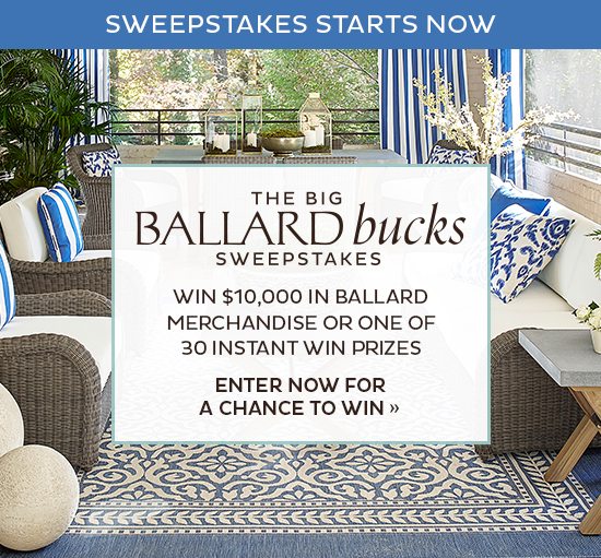 The Big Ballard Bucks Sweepstakes - Enter Now For a Chance to Win