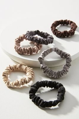 Satin Ponytail Holder Set