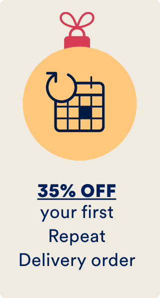 35% OFF your first Repeat Delivery order