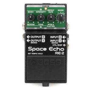 BOSS RE-2 Space Echo Delay and Reverb Effects Pedal