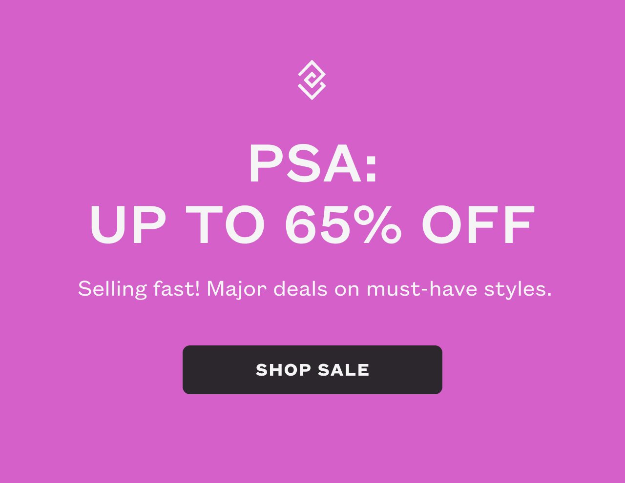 UP TO 65% OFF