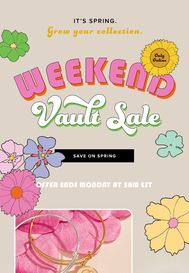 Shop The Weekend Vault Sale. Only online through Monday, 5AM EST.