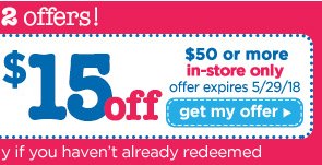 buy buy baby $15 off $50