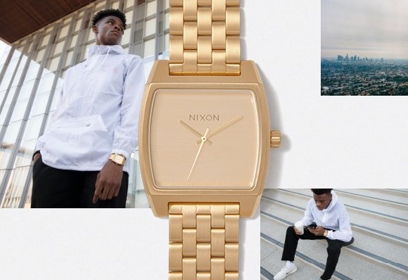 Nixon time best sale tracker gold