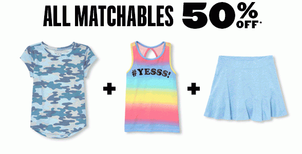 All Matchables 50% Off