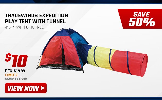 Tradewinds Expedition Play Tent with Tunnel