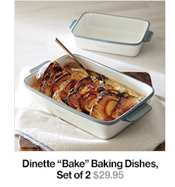 Dinette Baking Dishes Set of 2