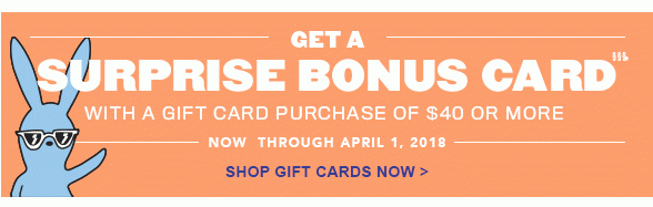 Get a Surprise Bonus Card