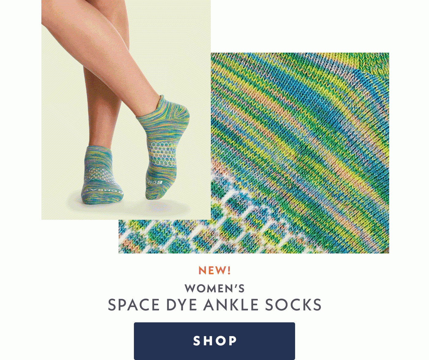 New! Women's Space Dye Ankle Socks | Shop