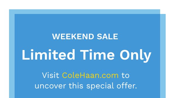 Weekend Sale | Limited Time Only