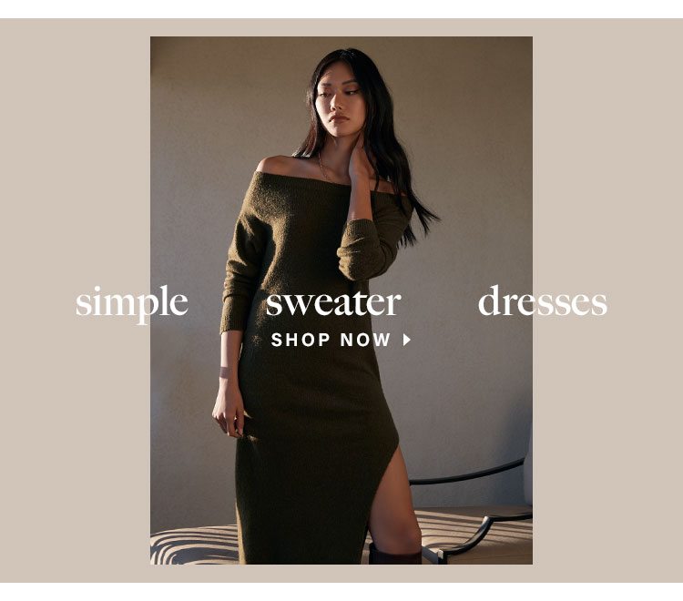Simple Sweater Dresses - Shop Now