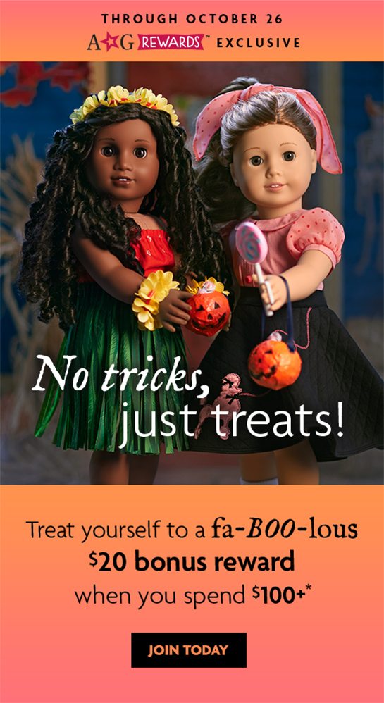 No tricks, just treats! - JOIN TODAY