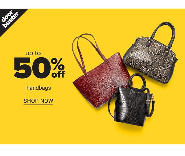 Up to 50% off Handbags - Shop Now