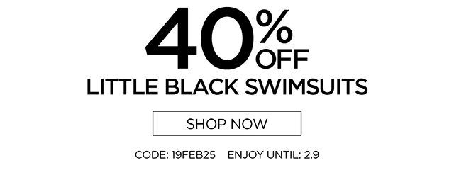 40% Off Little Black Swimsuits - Shop Now