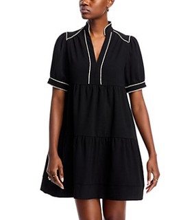 Stellah Diamante Band Collar Mini Dress