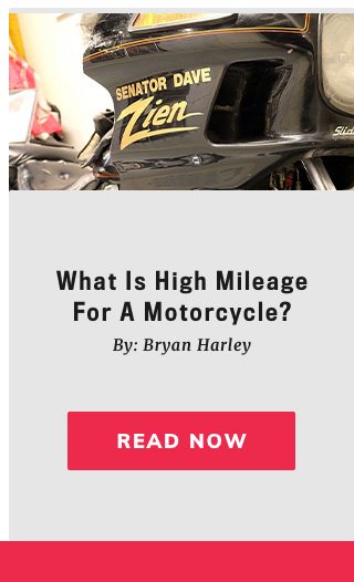 What is high mileage for a motorcycle?