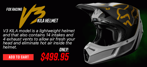 fox racing, v3 kila helmet
