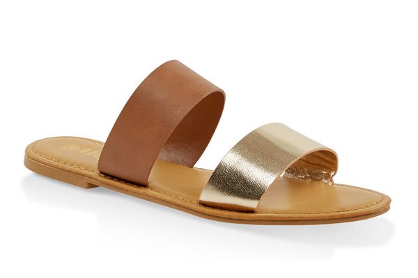 Two Band Slide Sandals