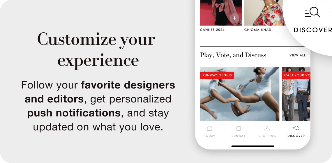 Customize your experience