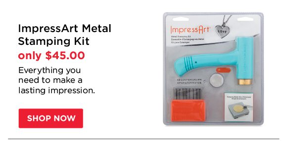 ImpressArt Metal Stamping Kit - only $45.00 - Everything you need to make a lasting impression.