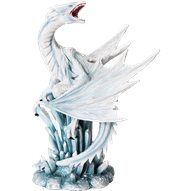 Treetop Ice Dragon Statue